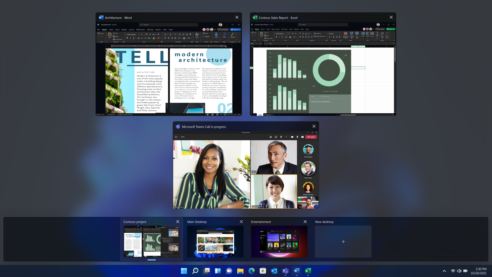 Virtueller Desktop Windows 11 | GreenPanda.de
