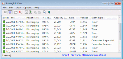 BatteryInfo View