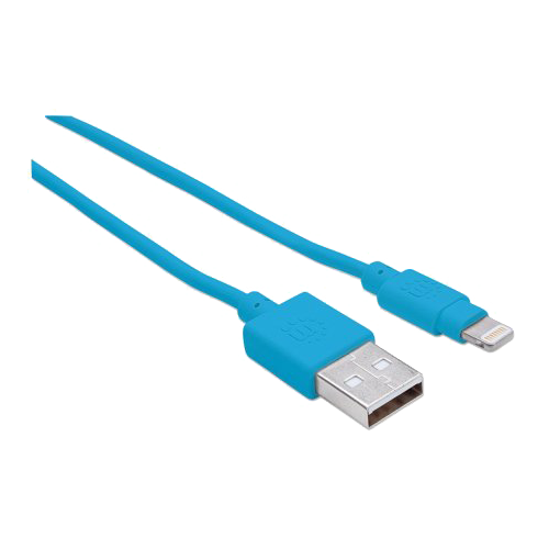 Manhattan Pop iLynk Lightning-USB Kabel blau 100cm